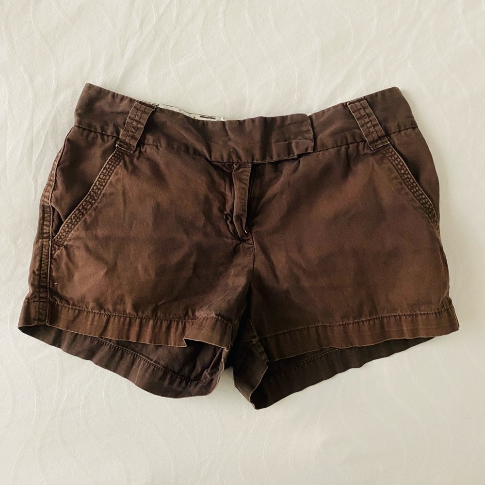 Jcrew chocolate brown Chino shorts